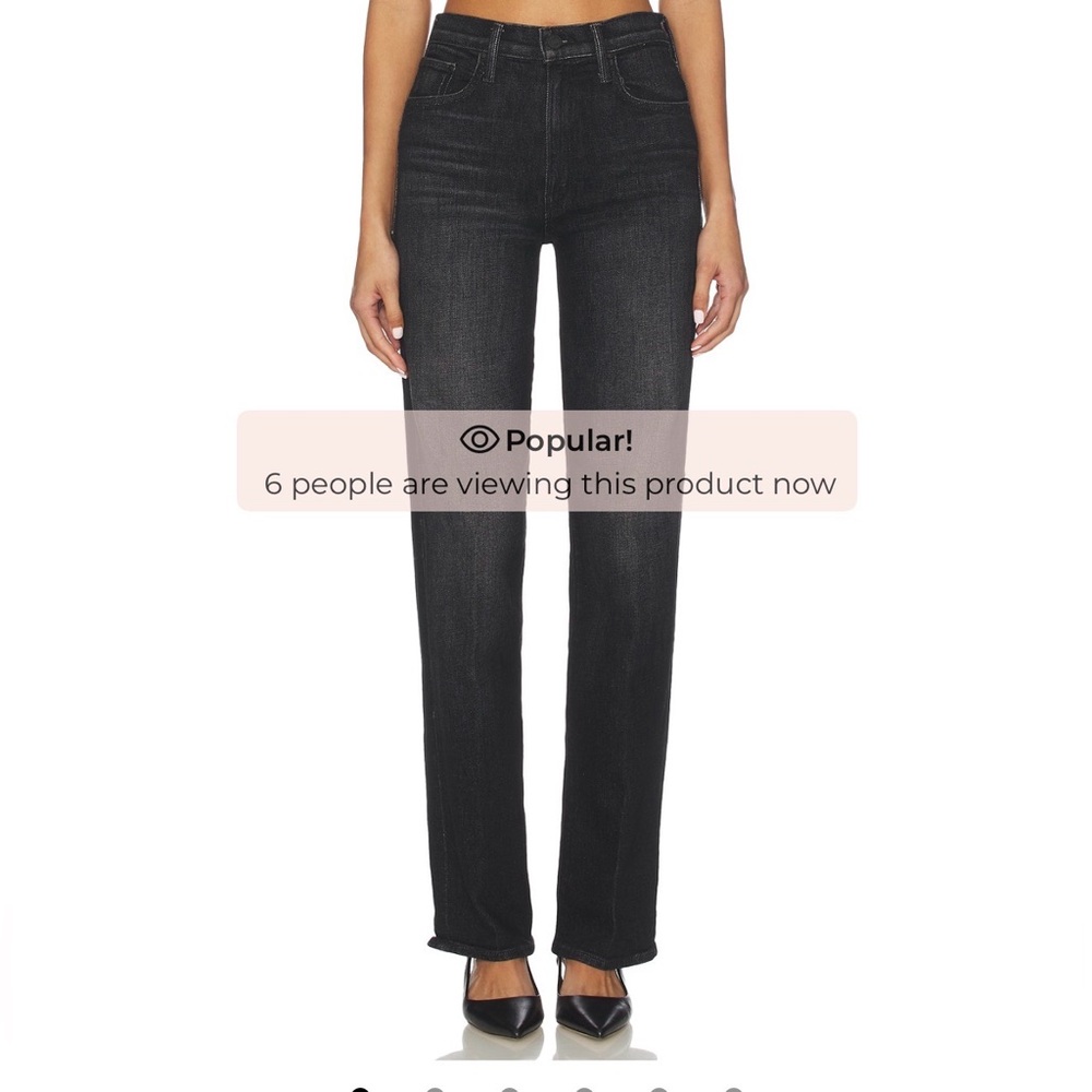Mother rambler zip heel jeans in keep it sharp